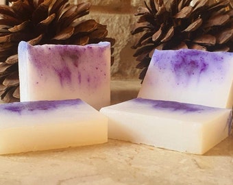 Handmade cold process soap.