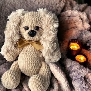 Custom Crochet Dog Plush: Personalized Stuffed Animal Pet Gift