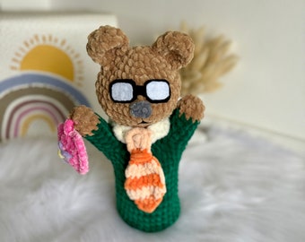 Unicorse's Lawyer Crocheted Hand Puppet