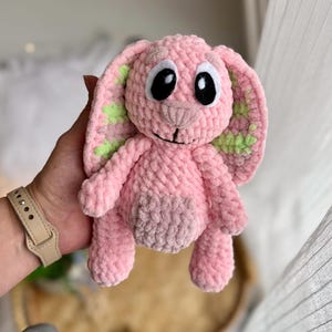 Floppy bunny toy, Bluey floppy bunny, pink bunny