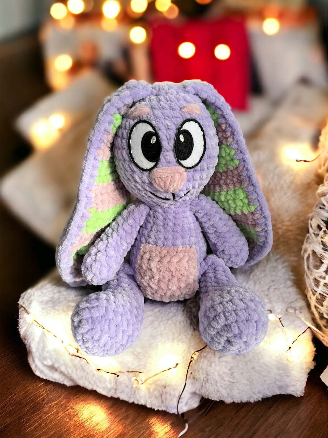 Floppy Bunny Toy, Bluey Floppy Bunny, Lilac Bunny - Etsy
