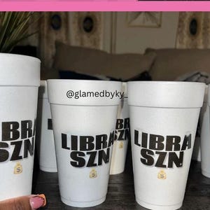 Tazze personalizzate, Tazze di plastica, Tazze trasparenti personalizzate, Tazze di schiuma, Tazze di Syrofoam Tazze da stadio, Tazze personalizzate, TUTTE LE MISURE