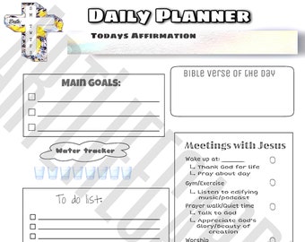 Printable Christian Planner - Etsy