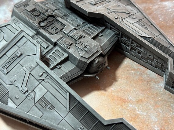 Star Wars X wing 1 270 Sith Fury Interceptor 8.5 HAND PAINTED Legends 12k Hrres 3D Etsy