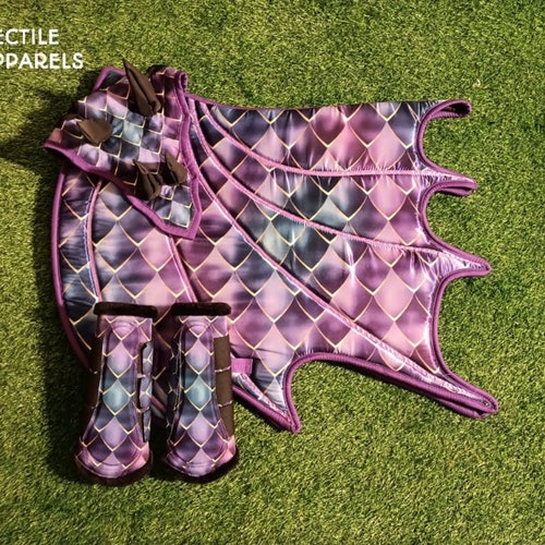Dragon Wings Saddle Pad With Matching Horns Ear and Etsy