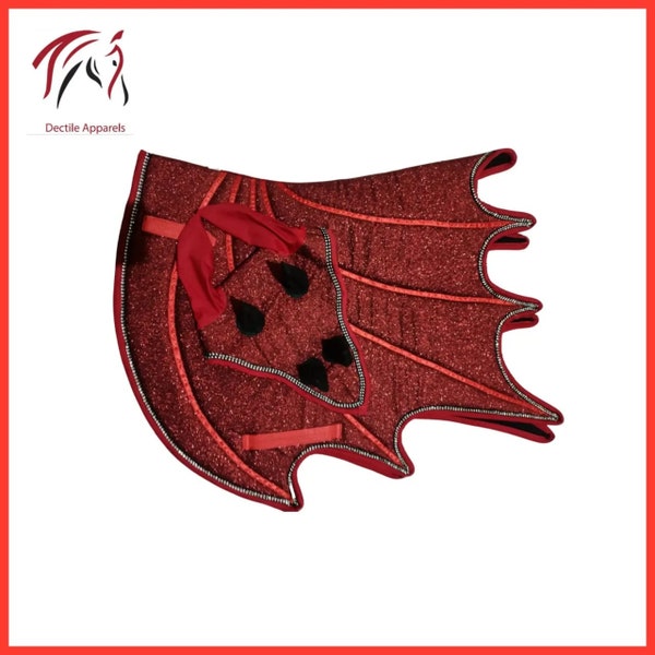 Dragon Red Saddle Pad Etsy