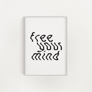 Minimalist Quote wall art, Motivational Typography Print, Aesthetic Typography Print, Digital Download, Printable Quotes, cool quote print