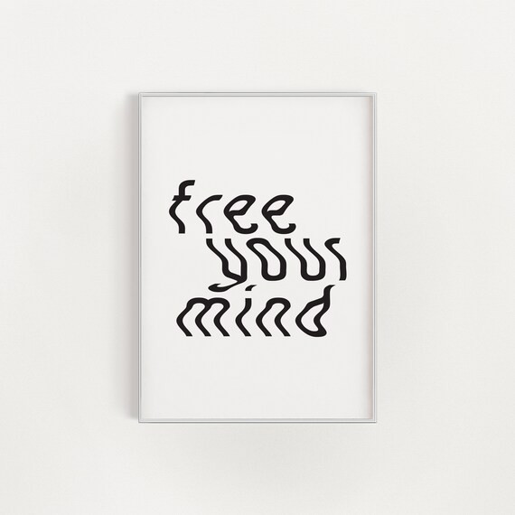 Minimalist Quote wall art, Motivational Typography Print, Aesthetic Typography Print, Digital Download, Printable Quotes, cool quote print