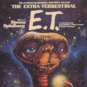 E.T. Polish Film Poster (Official Reprint)