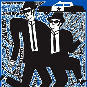 Blues Brothers Polish Film Poster (Official Reprint)