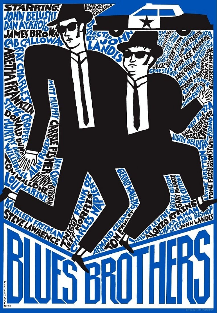 BLUES BROTHERS - Filmplakate präsentiert von Klang und Kleid