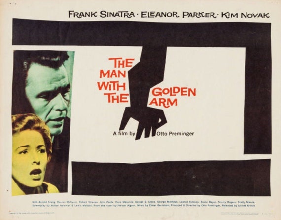 洋楽 Saul Bass / THE MAN WITH THE GOLDEN ARM Saul Bass, The Man With the Golden Arm poster, 1955 · SFMOMA