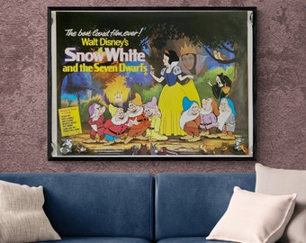 白雪姫 オリジナル 1980 4 部構成ポスター (印刷用プルーフ) - Etsy 日本