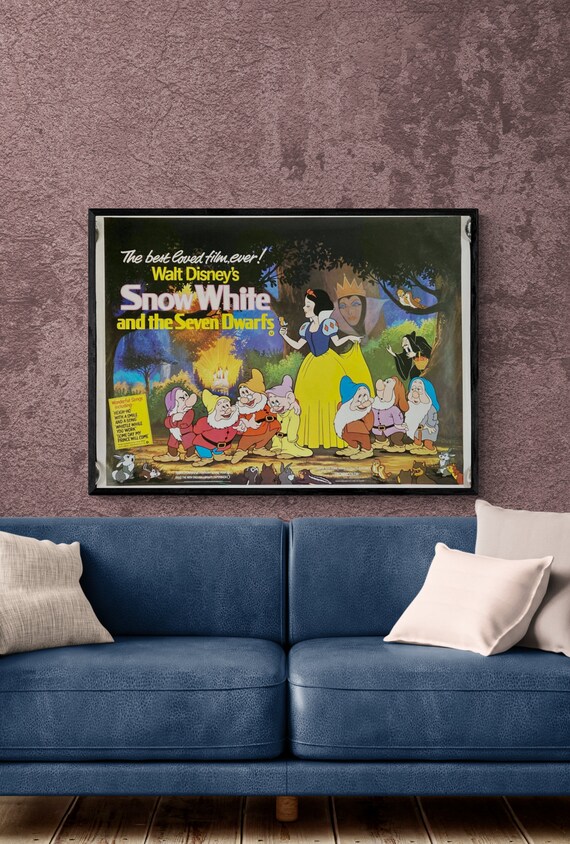 白雪姫 オリジナル 1980 4 部構成ポスター (印刷用プルーフ) - Etsy 日本