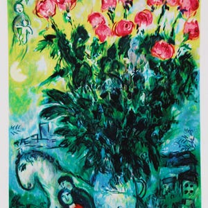 Marc Chagall- Les Roses