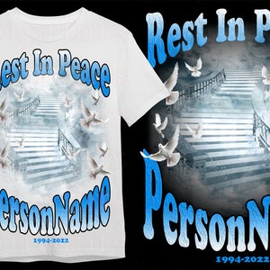 Rest in Peace Shirt Design PSD READ DESCRIPTION - Etsy