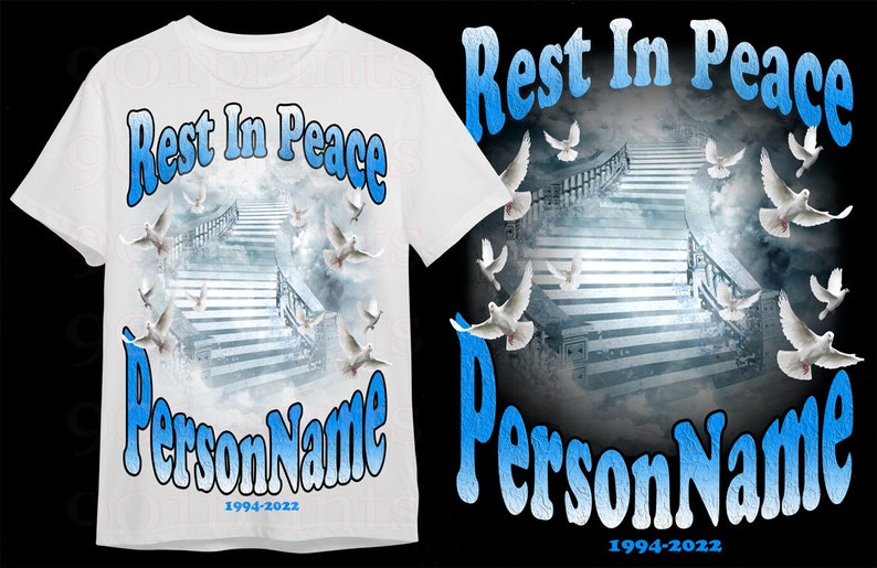Rest in Peace Shirt Design PSD READ DESCRIPTION (Download Now) Etsy