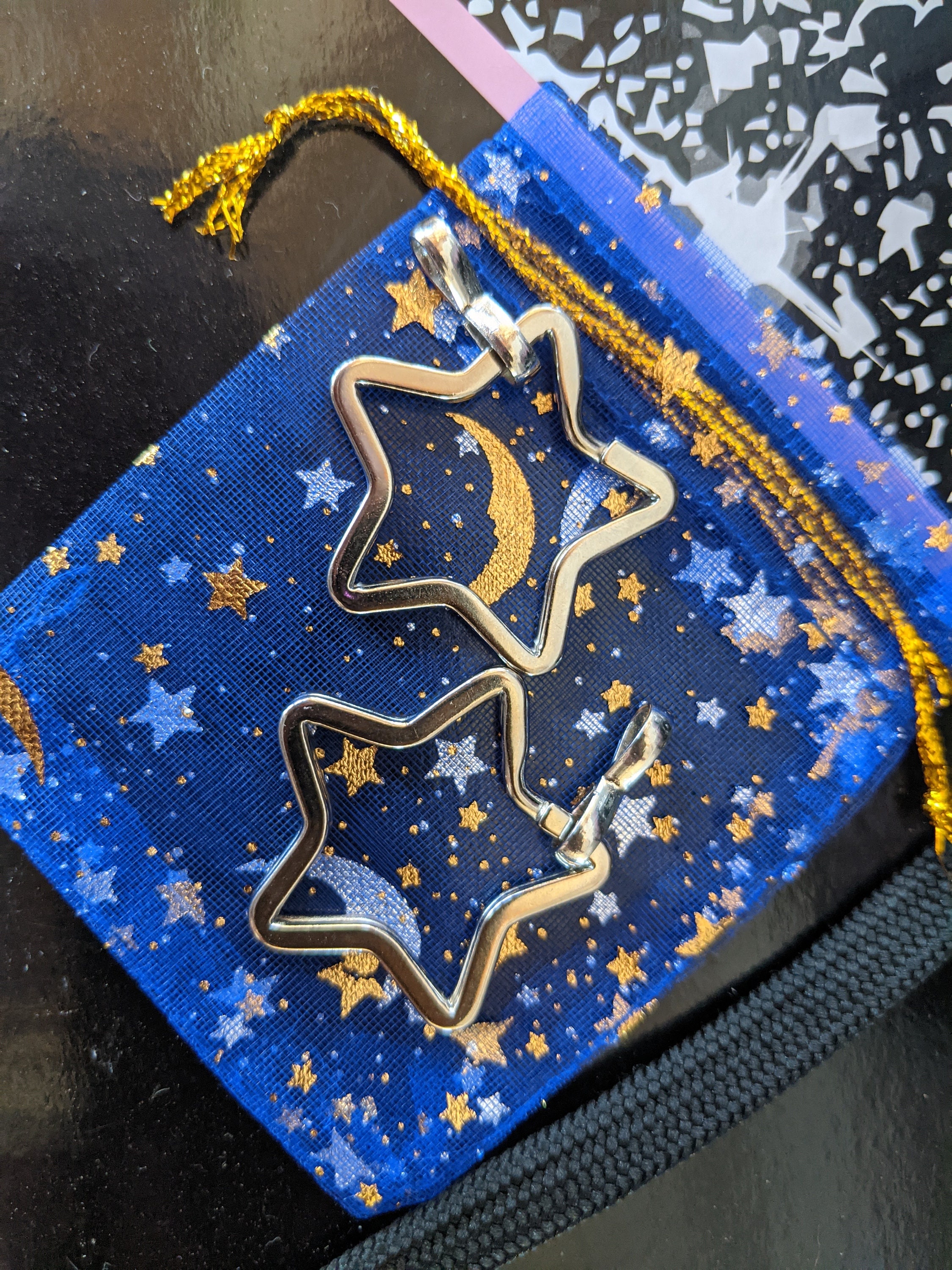 Star Skate Charm Stainless Steel Roller Skates Boot Charm Etsy