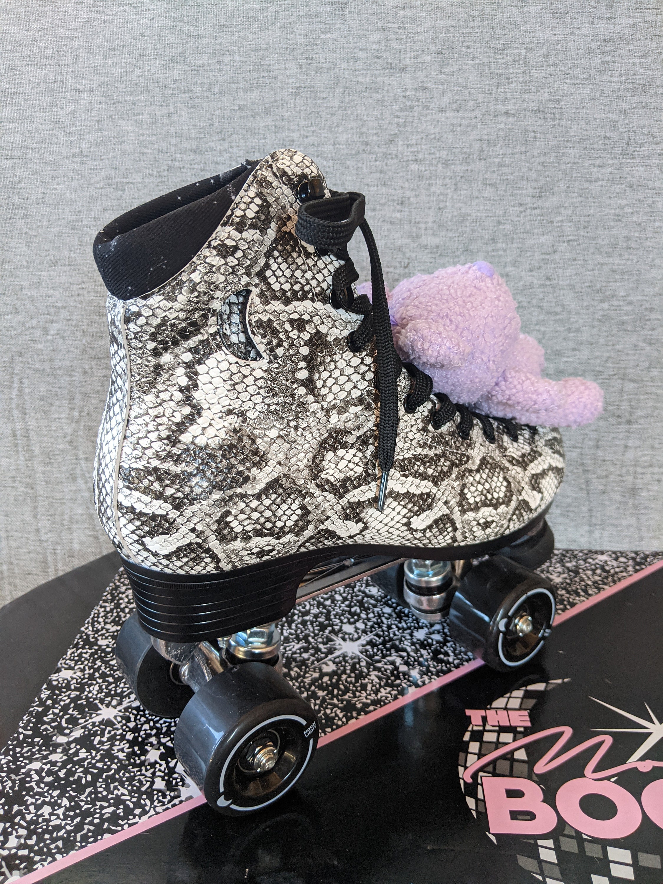 Roller Skate Pom Poms Teddy Bear Pom Pom Skate Buddy Roller Etsy