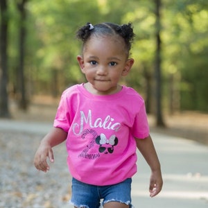 Minnie Birthday Shirt Toddler Girls, Disney Birthday shirt for girls, Birthday gift image 1