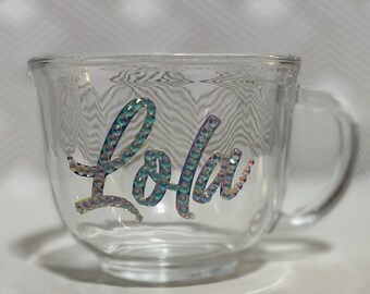 Personalized Mug, Bling Cup