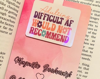 Magnetic Bookmark, Back to School, Book Lover, Sarcastic Quotes, Funny Quotes, Inspirational