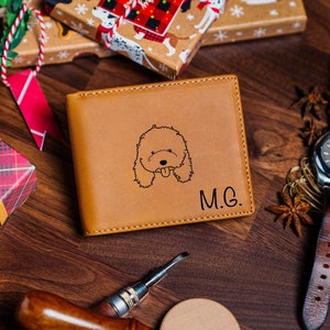 Regalo del día del padre Billetera de hombre personalizada Billetera de cuero Billetera de hombre personalizada Billetera de hombre con escritura a mano Regalo del día del padre Regalo de Navidad
