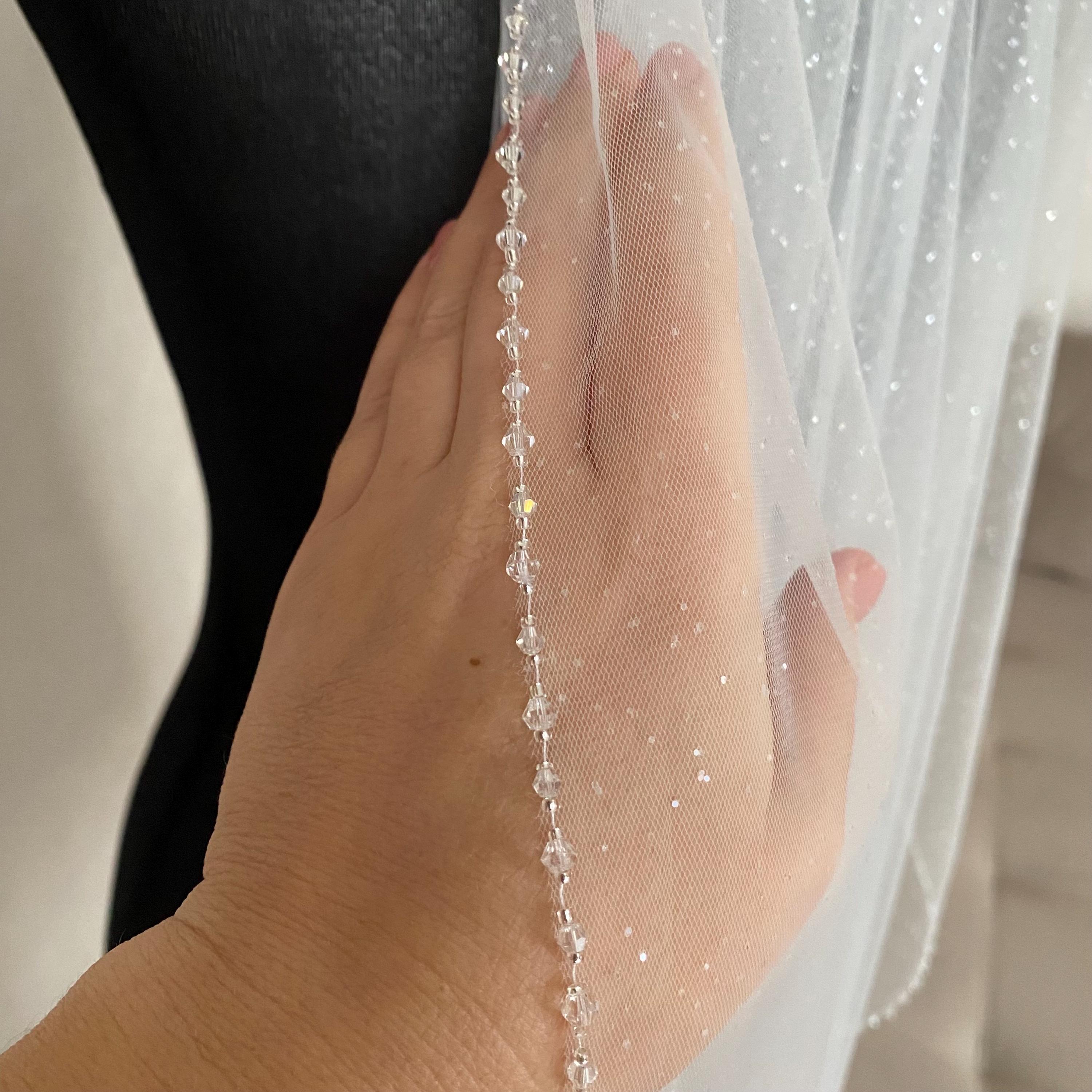 Atelier Jaciya Cerchietto Da Sposa In Oro Rosa, 4 Pezzi, Con Strass E