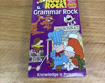 School House Rock Grammar Rock (1995) ABC Video VHS Tape Conjunction Jct. New