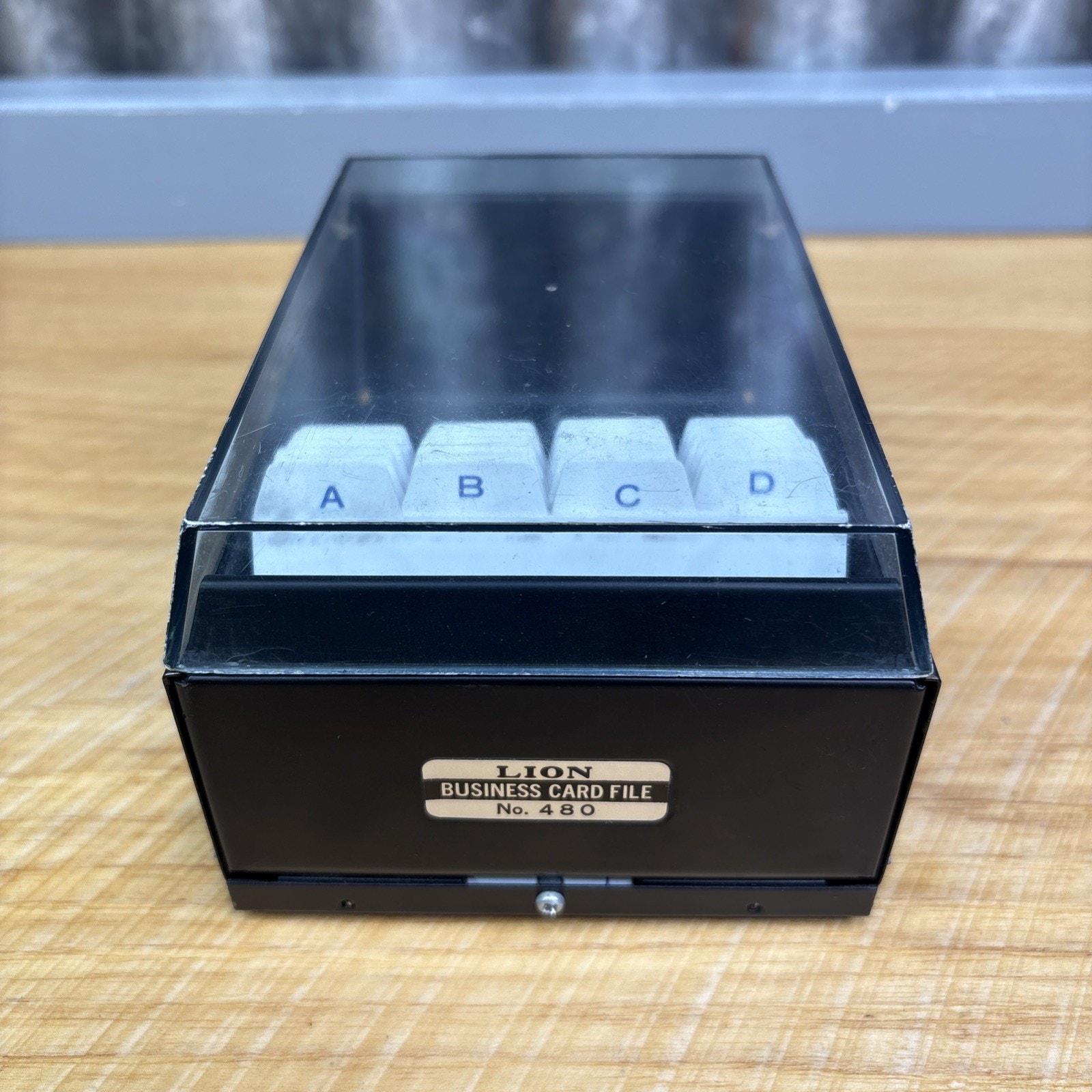 Vintage Metal Rolodex Card Holder - Etsy