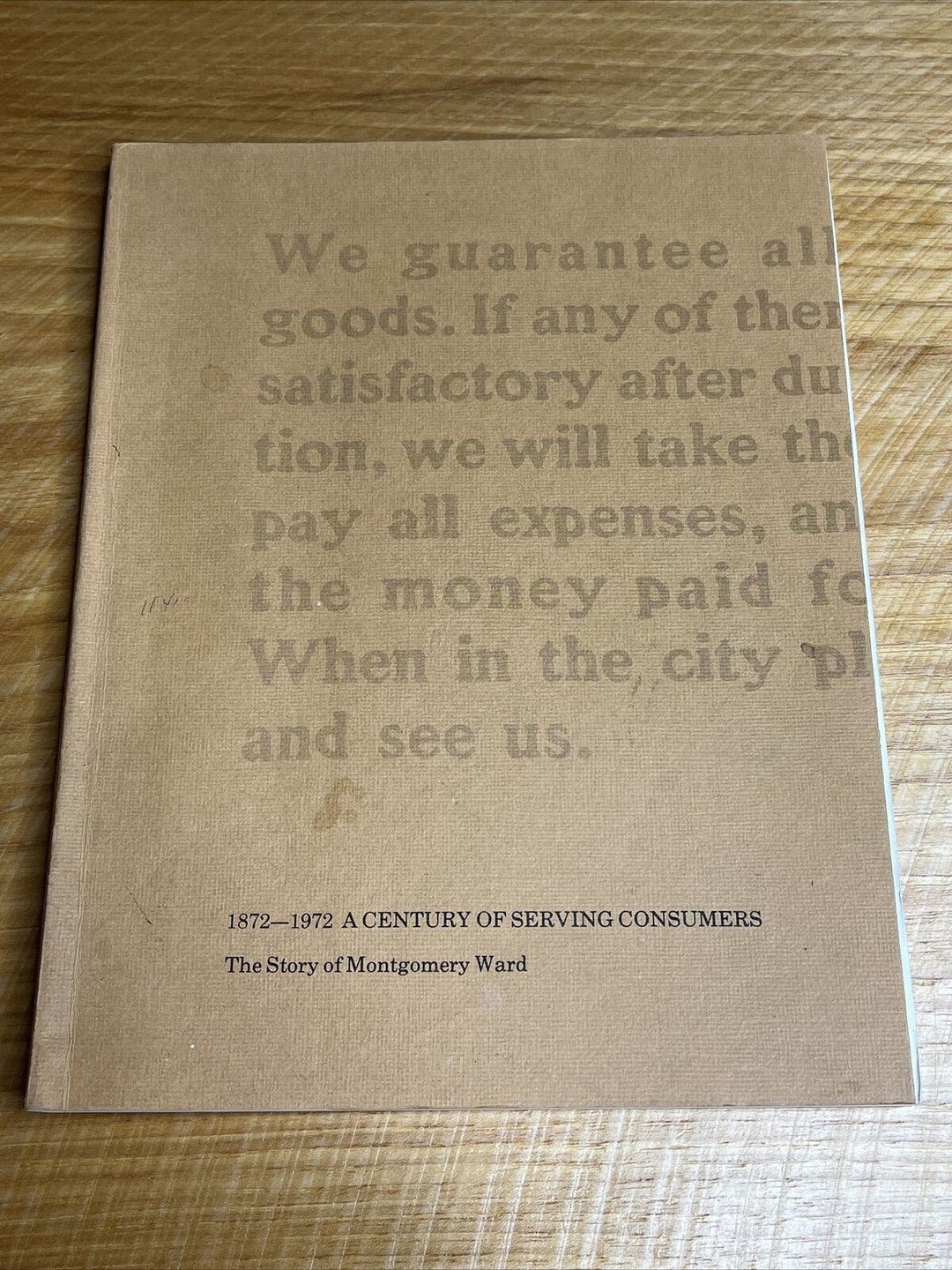 The Story of Montgomery Ward 18721972 Book History Catalog Department