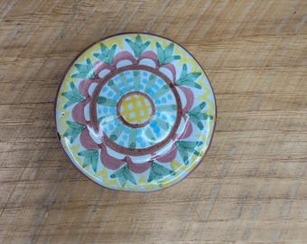 Vintage MacKenzie Childs Taylor Madison Ceramic Round Knob Drawer Pull 2.5" Read 1996