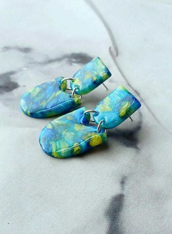 Night Sky Faux Dangle Earrings Night Sky Faux Dangle Earrings