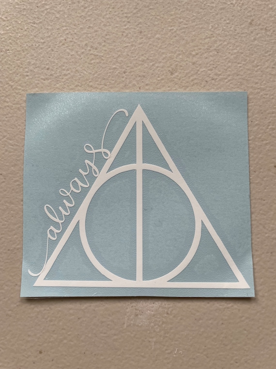 Deathly Hallows Sticker Harry Potter Sticker HP Decal Etsy