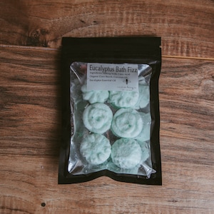 Natürliche Bad Fizzies & Duschdampfer | Mini Badekomet Set | Aromatherapie-Spa-Geschenk | Vegane Hautpflege | Handgefertigtes Self Care Fizz