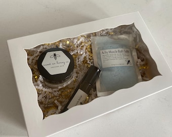 Caja de regalo Natural Relief / Set de autocuidado para aliviar los músculos