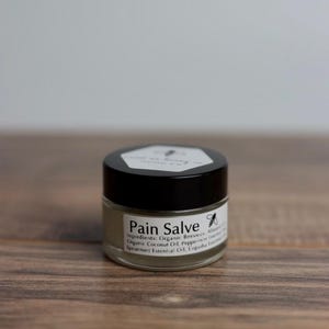 Natural Cooling Salve | Essential Oil Balm for Tension | Handcrafted Aromatherapy | Mint & Herbal Scent | Small Batch Skincare