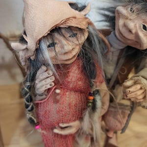 Future Elf Mom: The Emblem of Magic and Life, Forest Elves, Elemental Beings, Ooak Fantasy Art Doll, Handmade, Elves,