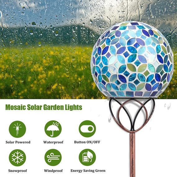 Solar mosaic cheap lights