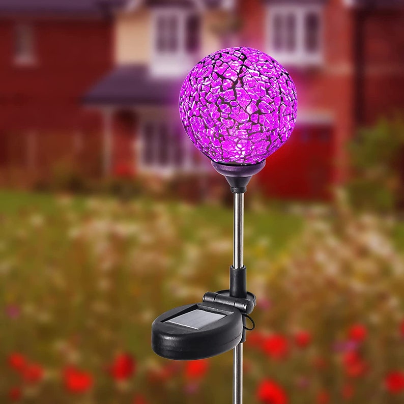 Outdoor Solar Stake Light Decoration for Garden Waterproof, Color Glow