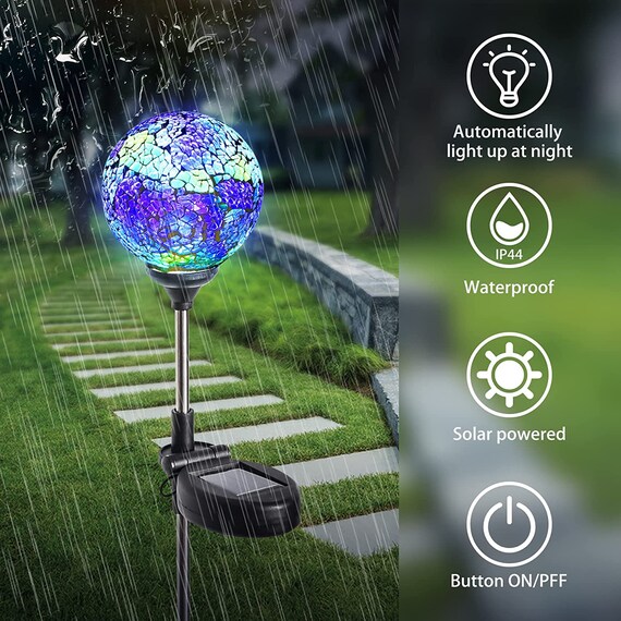 Color glow solar lights deals
