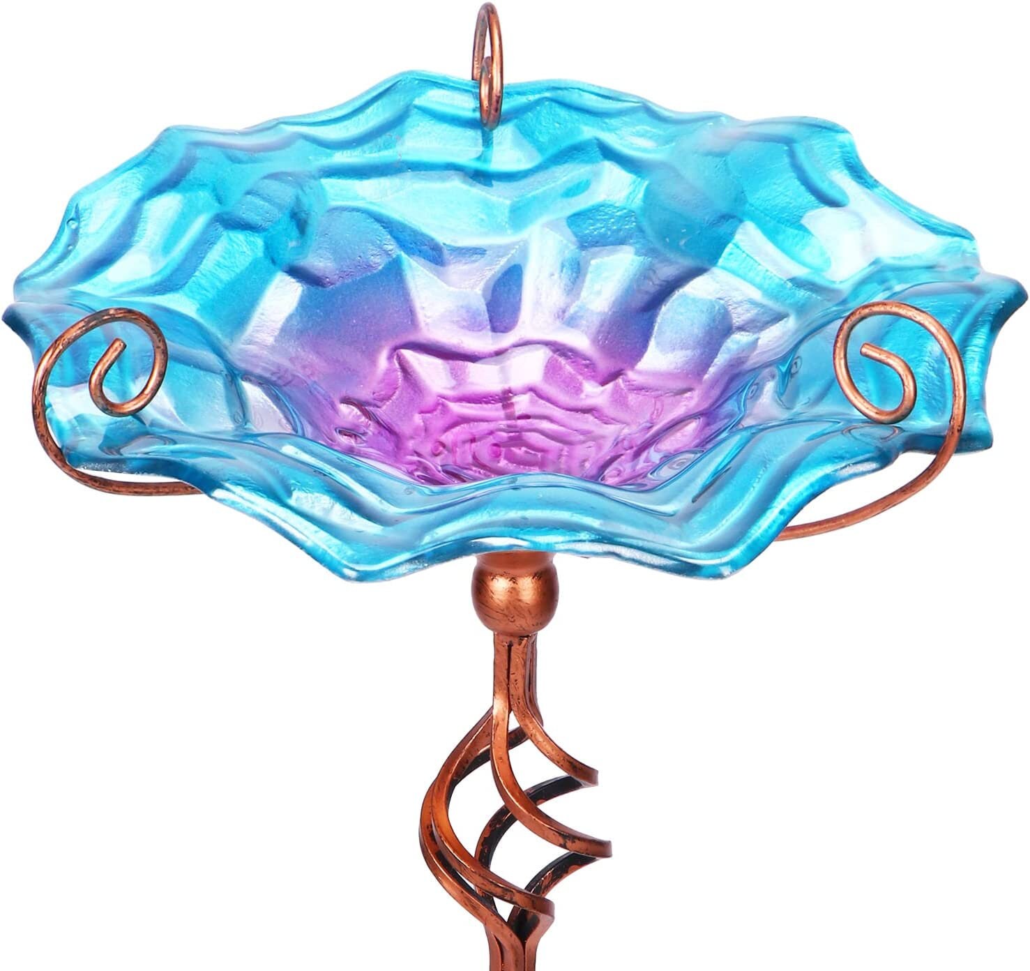 31 Inch Bird Bath for the Outdoors, Garden Bird Bath, Glass Bird Bath Etsy