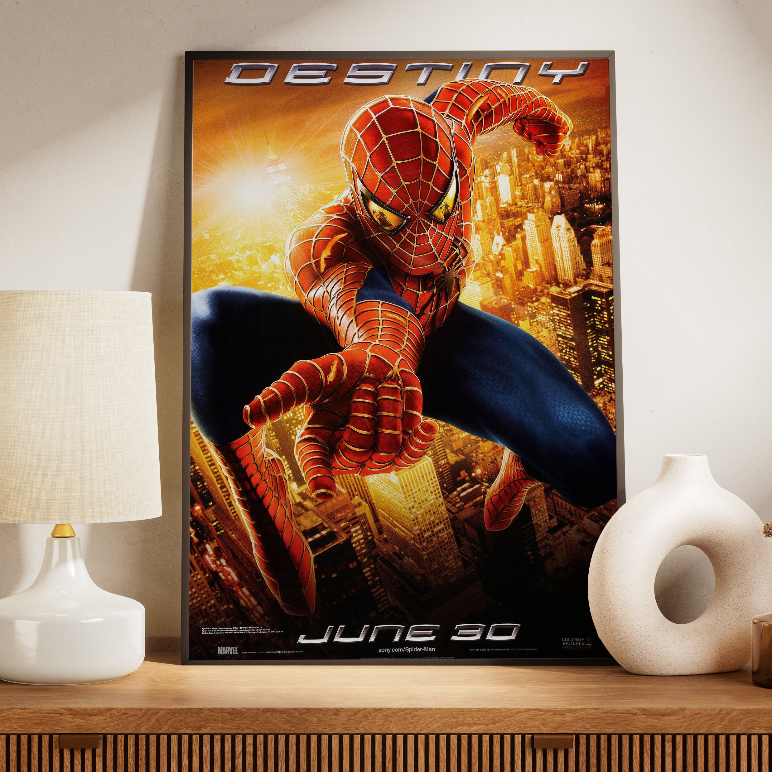 John Wayne Filmposter Leinwand 40x60cm - Western Legende Für Wohnzimmer & Büro