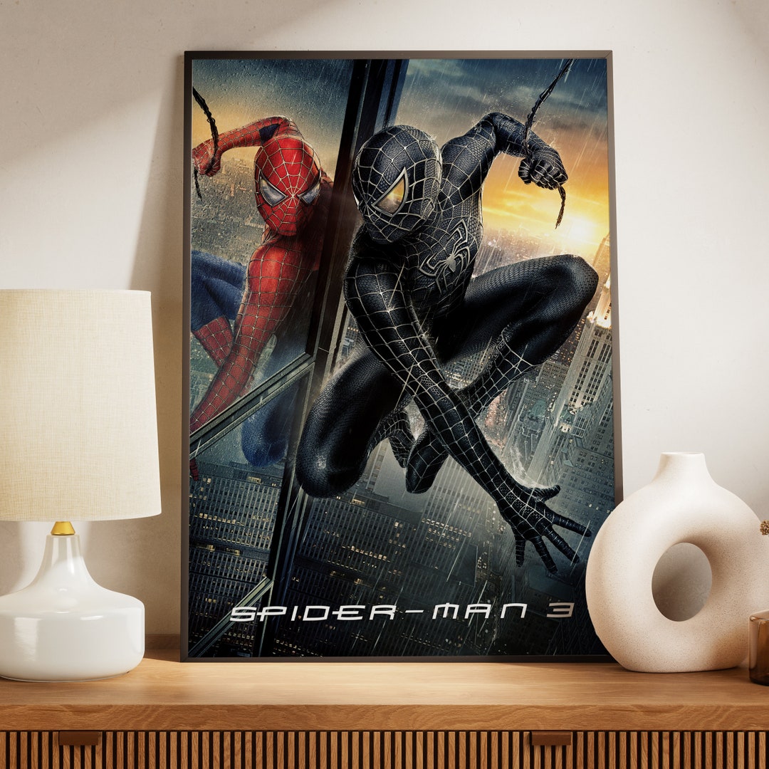 SPIDERMAN 3 (2007) MOVIE POSTERs - villians, venom, reflection