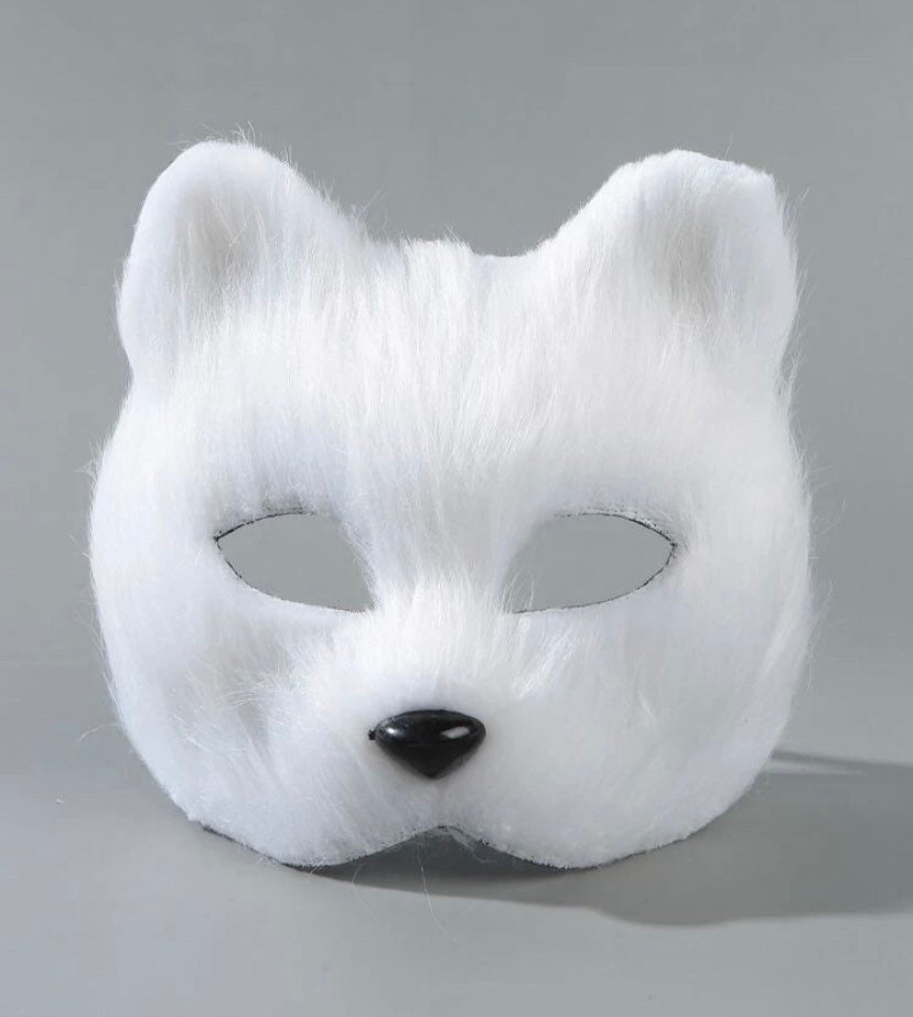  SAFIGLE Therian Mask Plush Cat Fox Mask Therian