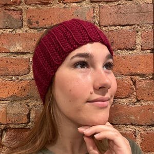 Crochet Wool Winter Headband