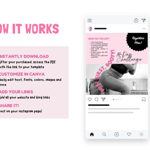 65 Fitness Instagram Post Templates | Gym, Workout, Health Coach, Personal Trainer (Canva) Digital Download image 10