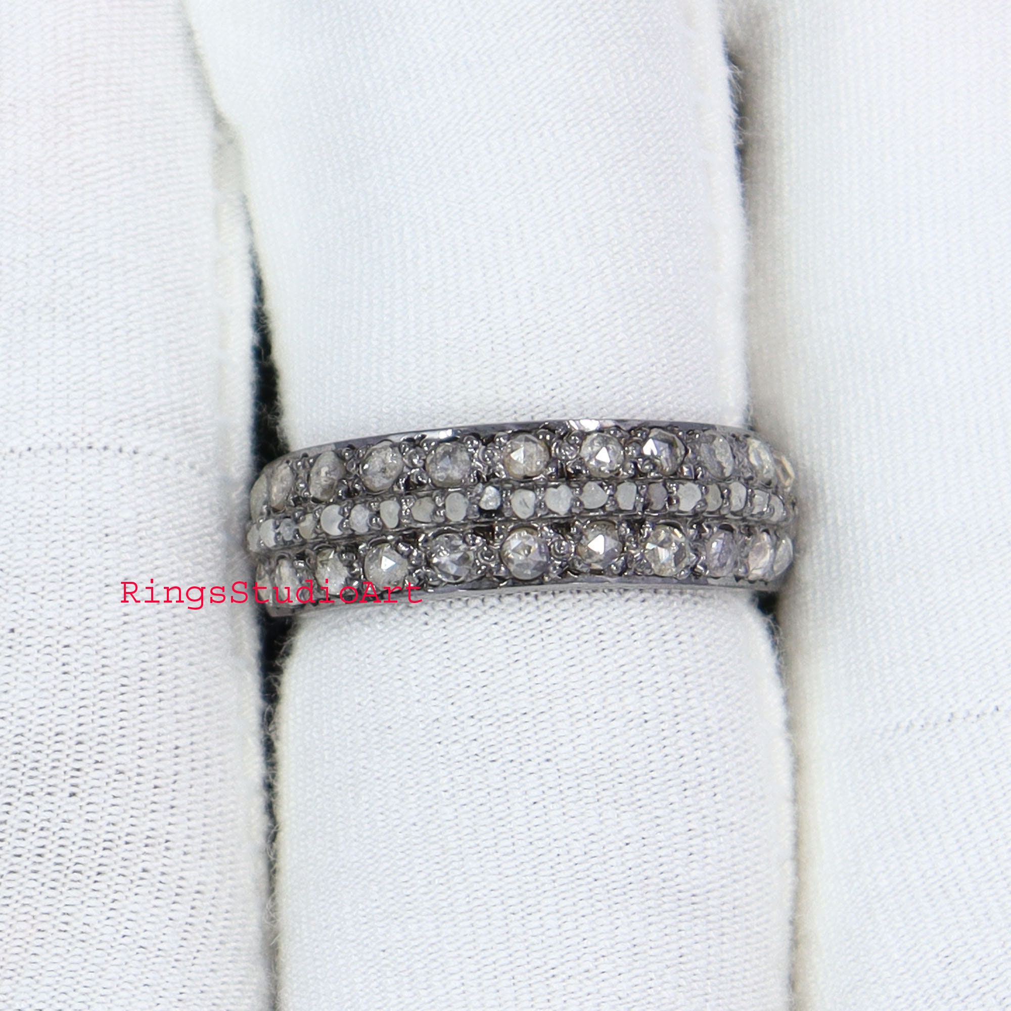 Rose Cut Pave Diamond - Etsy Canada