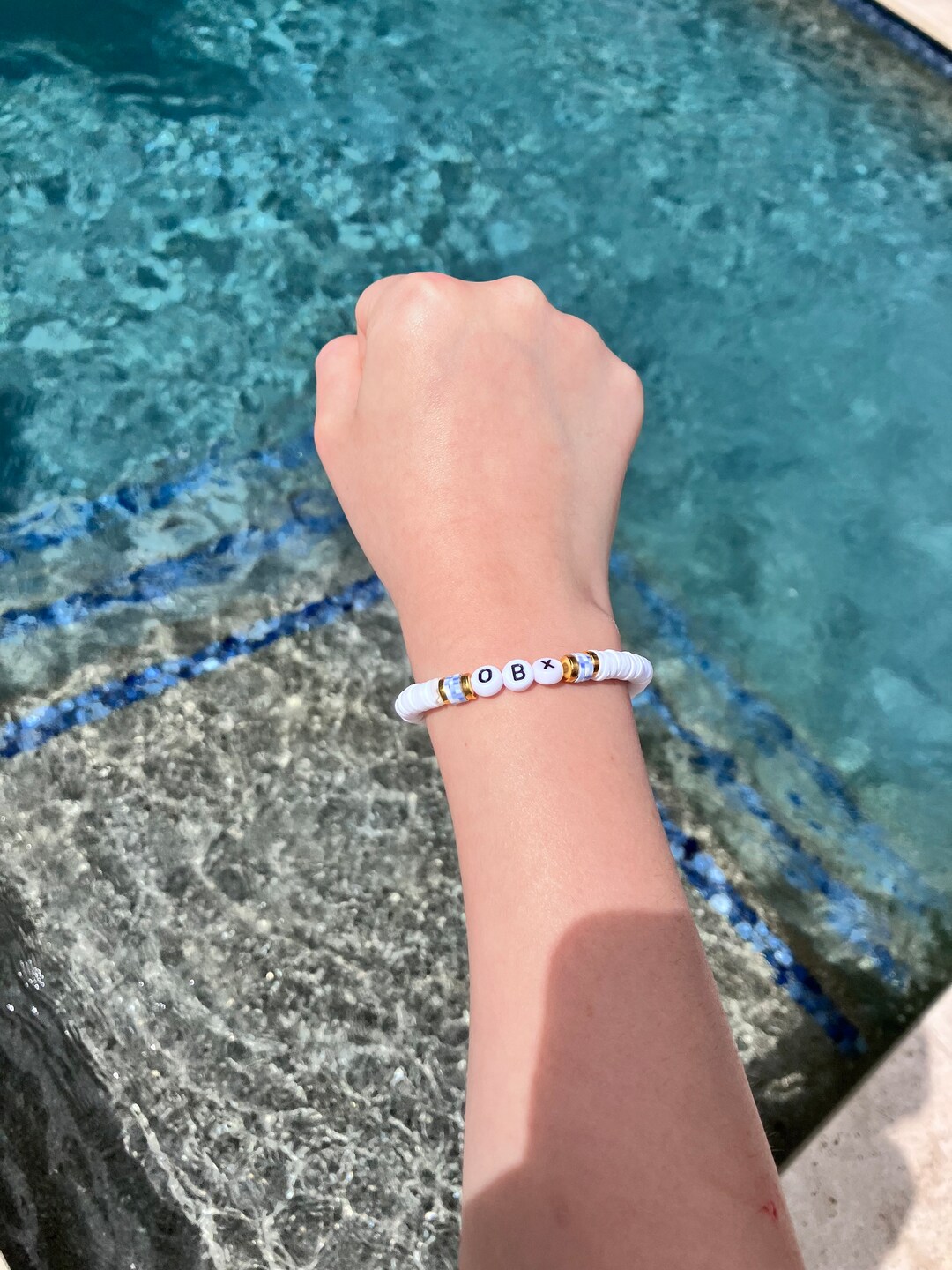 Outer Banks Preppy Beaded Bracelet Etsy