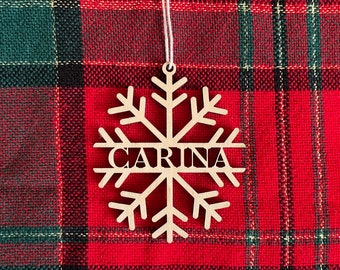 Personalized Snowflake Ornament - Snowflake Ornament - Snowflake Silhouette - Snowflake .png .svg .eps .ai file for Cricut Vector Download